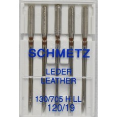 Schmetz leather point sewing machine needles size 120/19